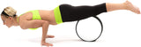 Prosource Fit Yoga Wheel Prop 12” for Improving Yoga Poses & Backbends, Flexibility, Balance, Stretching, Relaxation, Black/White